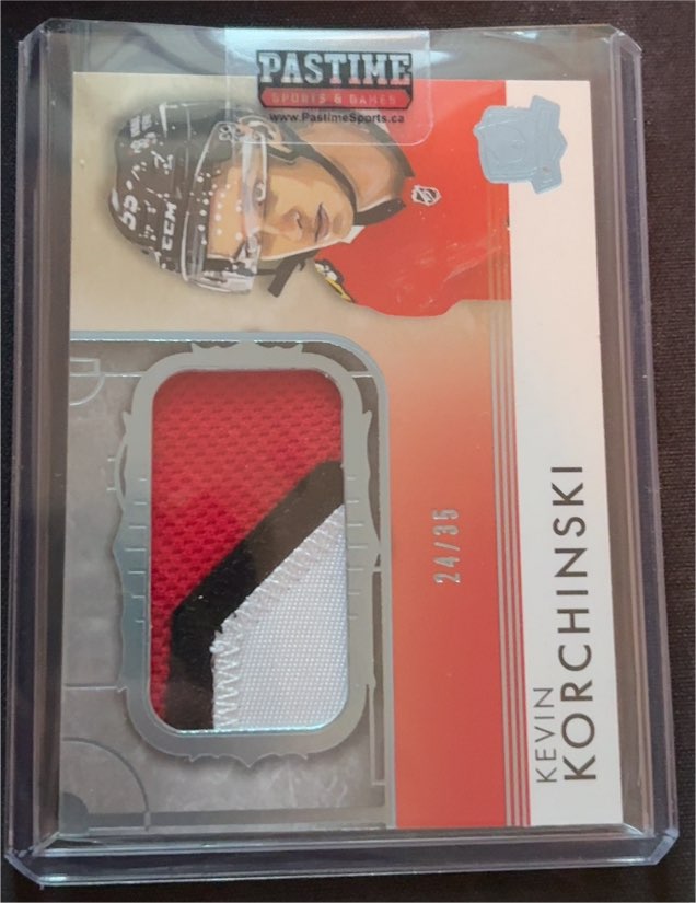2023-24 Upper Deck The Cup Rookie Rink Gallery Patch #14 Kevin Korchinski — front