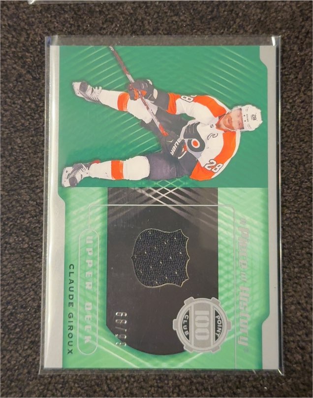 2018 Upper Deck Piece of History #100 Claude Giroux — front