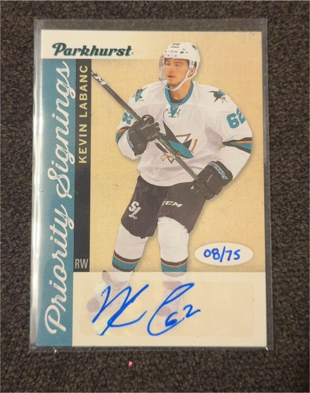 2016-17 Upper Deck Parkhurst Priority Signings #PS-KL Kevin Labanc — front