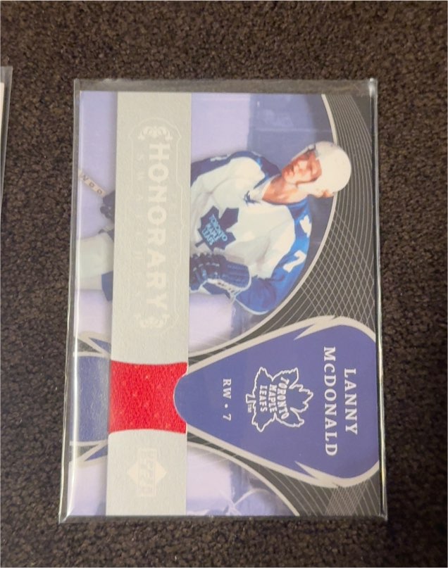 2007-08 Upper Deck Trilogy Honorary Swatches #HS-LM Lanny McDonald — front