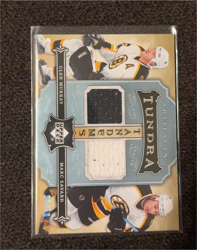 2006-07 Upper Deck Artifacts Tundra Tandems #Tundra Tandems Glen Murray/Marc Savard — front