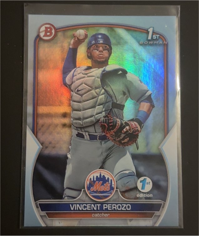 2023 Bowman #BP-102 Vincent Perozo — front