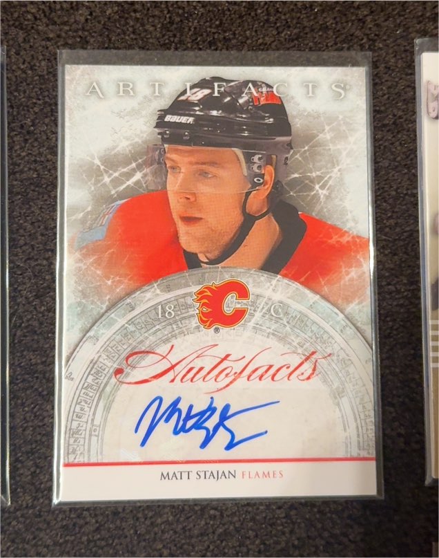 2012-13 Upper Deck Artifacts #A-MS Matt Stajan — front