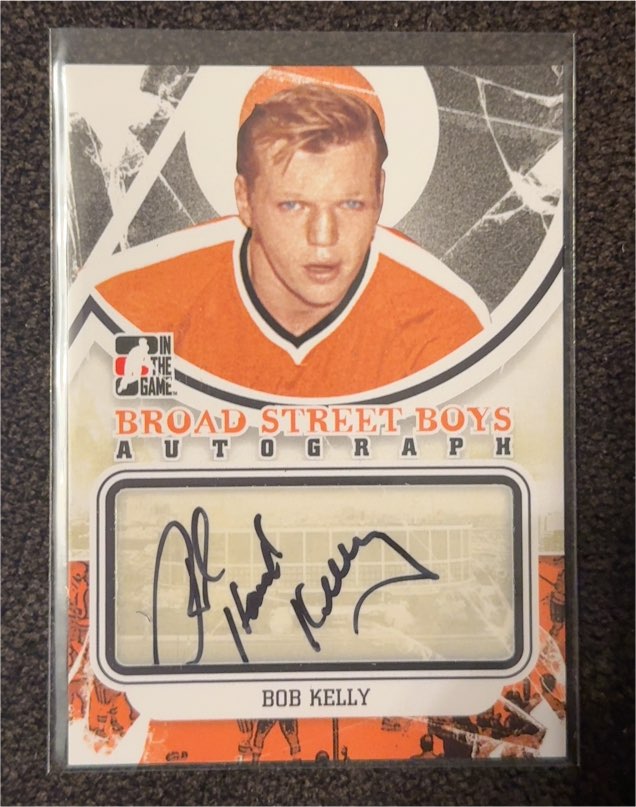 2011-12 In The Game Broad Street Boys Autograph #A-BK Bob Kelly — front
