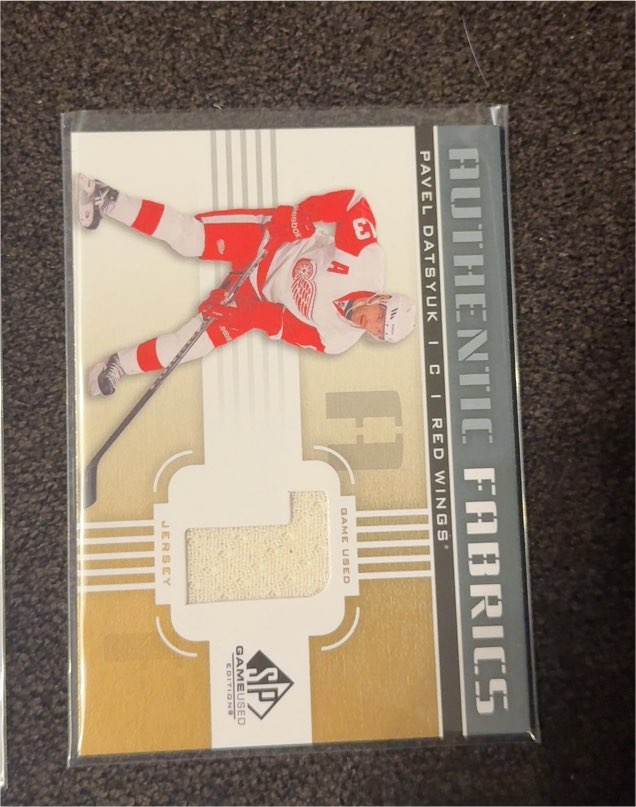 2011-12 SP Game Used Authentic Fabrics #AF-PD Pavel Datsyuk — front
