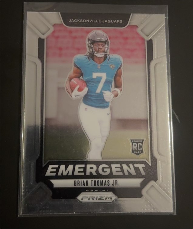 2024 Panini Prizm #12 Brian Thomas Jr. Emergent — front