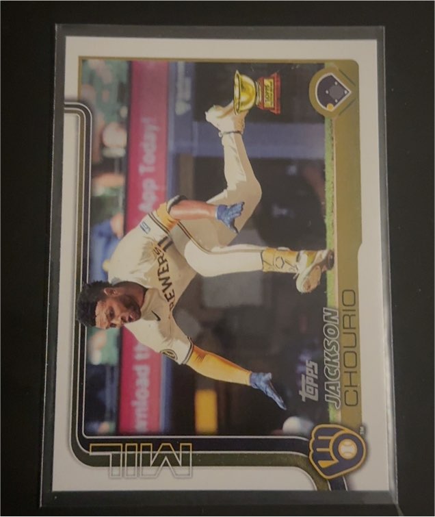 2025 Topps Series 2 #376 Jackson Chourio — front