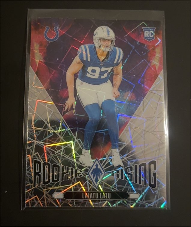 2024 Panini Phoenix Rookie Rising #RR-LLU Laiatu Latu — front