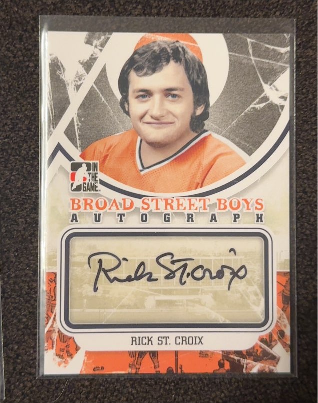 2011-12 In The Game Broad Street Boys Autograph #A-RSC Rick St. Croix — front