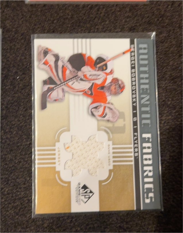 2011-12 SP Game Used Authentic Fabrics #AF-SB Sergei Bobrovsky — front