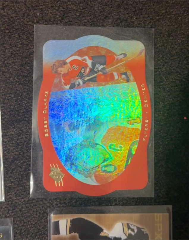 1996-97 Upper Deck SPX #5 Bobby Clarke — front