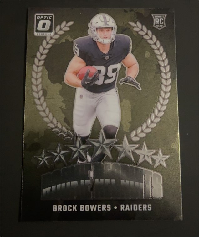 2024 Donruss Optic #6 Brock Bowers Rookie Recruits — front