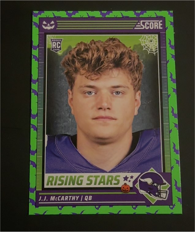 2024 Panini Score-A-Treat #19 J.J. McCarthy — front