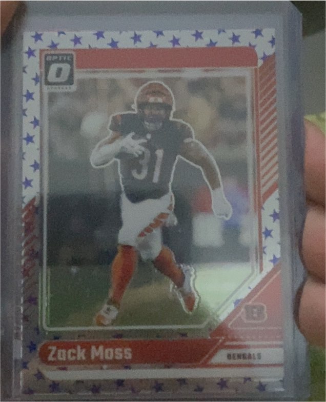 2024 Panini Donruss Optic #39 Zack Moss — front