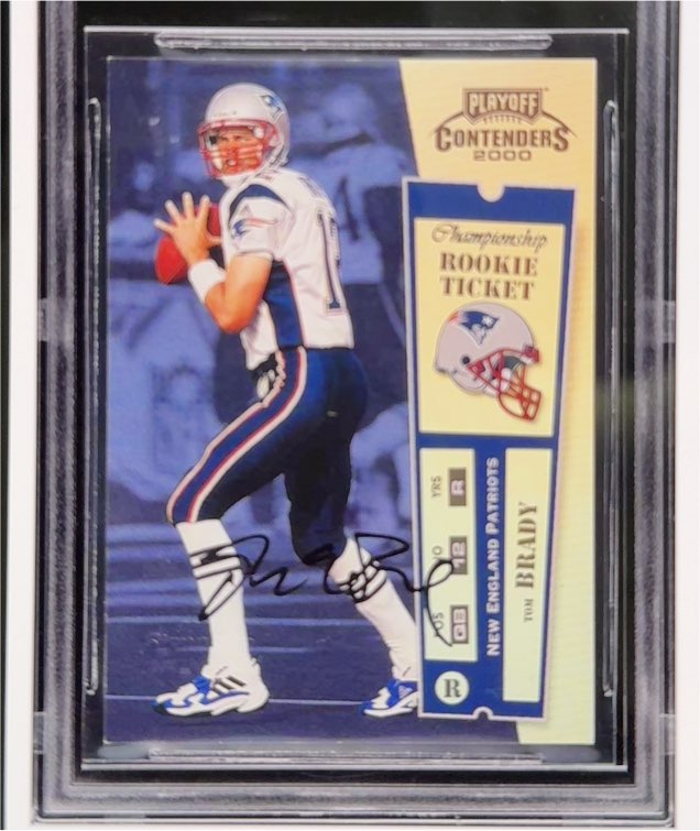 2000 Playoff Contenders #144 Tom Brady — front