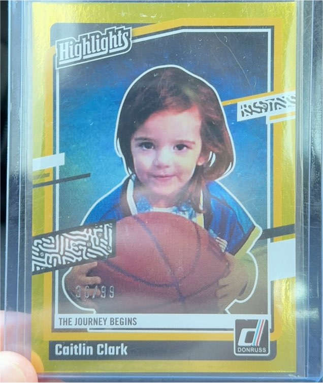 2024 Panini Donruss Highlights #H1 Caitlin Clark — front