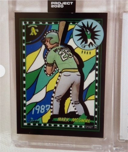 Topps Project 2020 #17 Mark McGwire — front