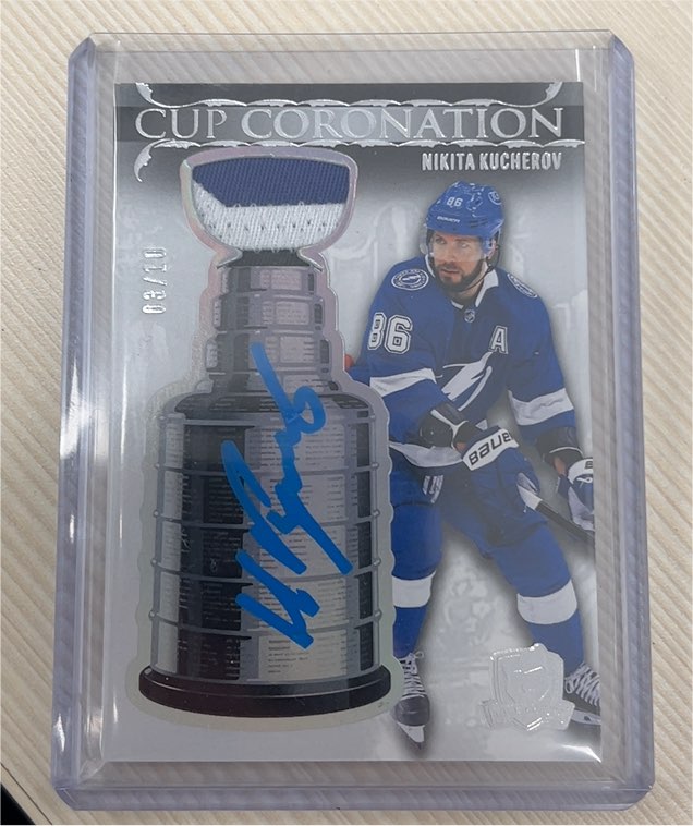 2023-24 Upper Deck The Cup Cup Coronation #CR-NK Nikita Kucherov — front