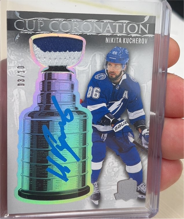 2020 Upper Deck Artifacts Cup Coronation #CU-10 Nikita Kucherov — front