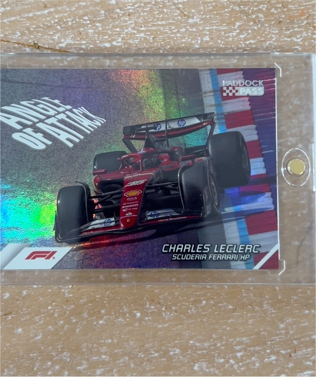 2024 Topps Paddock Pass Formula 1 Angle of Attack Charles Leclerc #AA-3 — front
