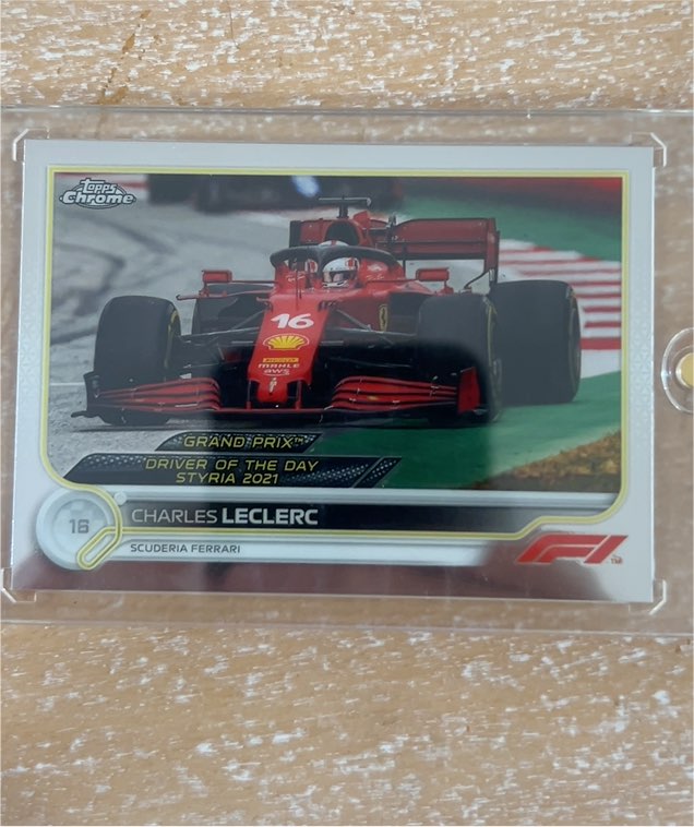 2022 Topps Chrome Formula 1 #180 Charles Leclerc — front