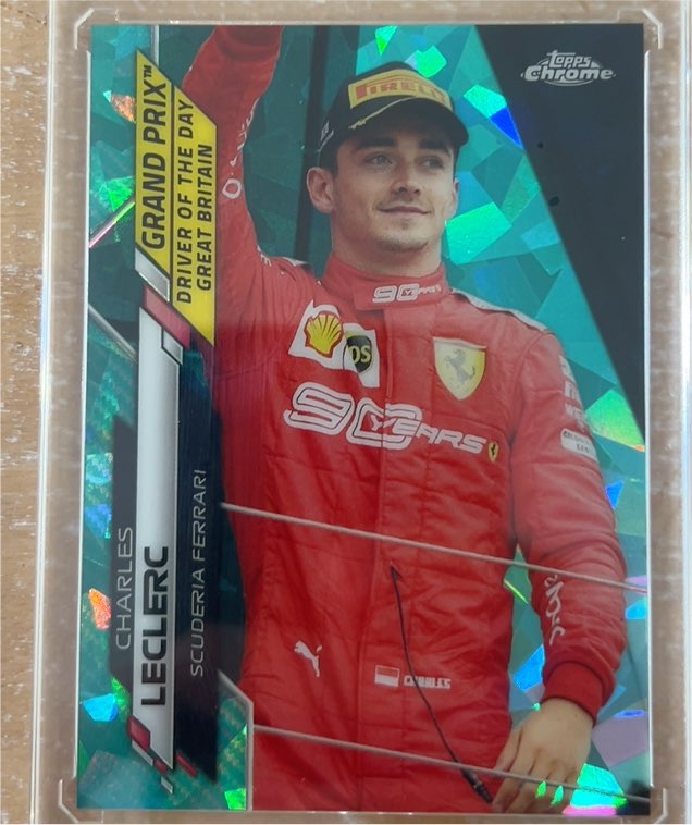2020 Topps Chrome Formula 1 #163 Charles Leclerc Grand Prix Driver of the Day — front