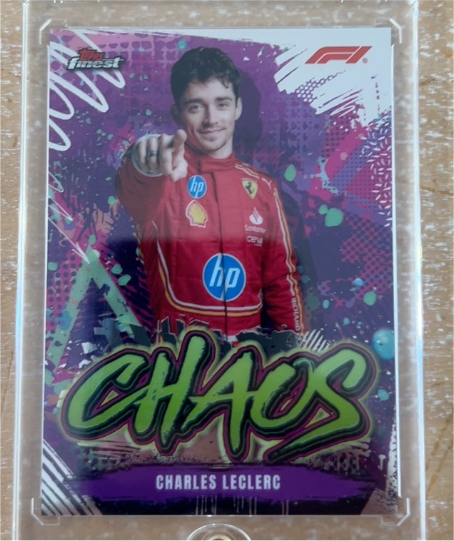 2024 Topps Finest Formula 1 Chaos #CH-3 Charles Leclerc — front