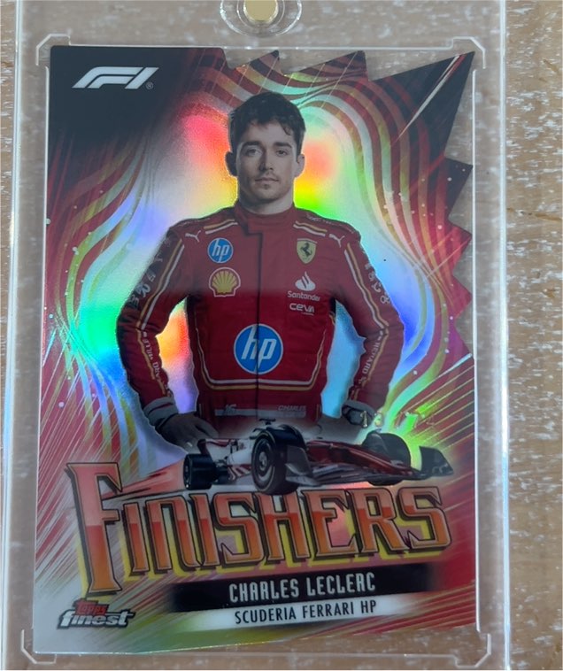 2024 Topps Finest Formula 1 #FIN-2 Charles Leclerc Finishers — front