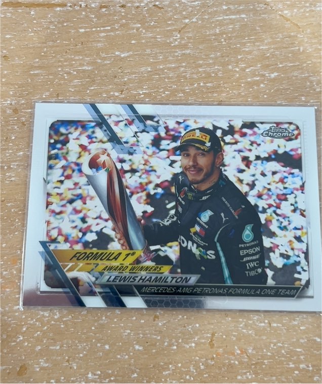 2021 Topps Chrome Formula 1 #171 Lewis Hamilton — front