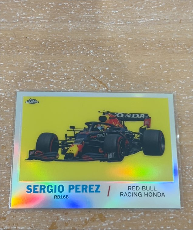 2021 Topps Chrome F1 1961 Sports Cars #T61-SP Sergio Perez — front