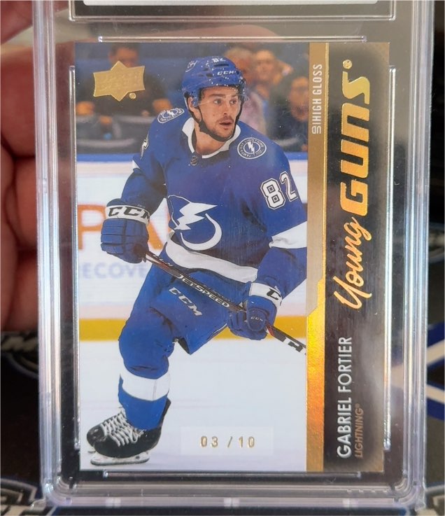 2021-22 Upper Deck Extended Series Young Guns #704 Gabriel Fortier — front