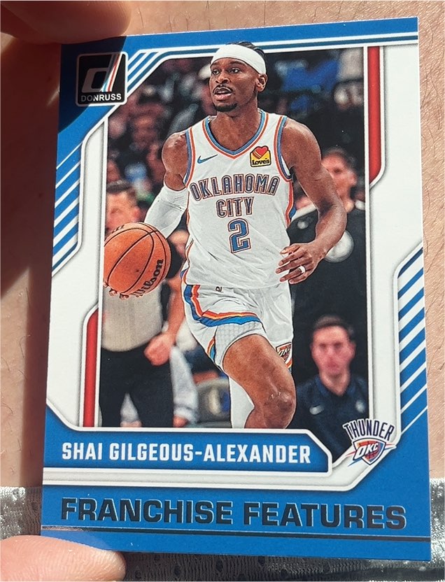 2024-25 Panini Donruss #27 Shai Gilgeous-Alexander Franchise Features — front