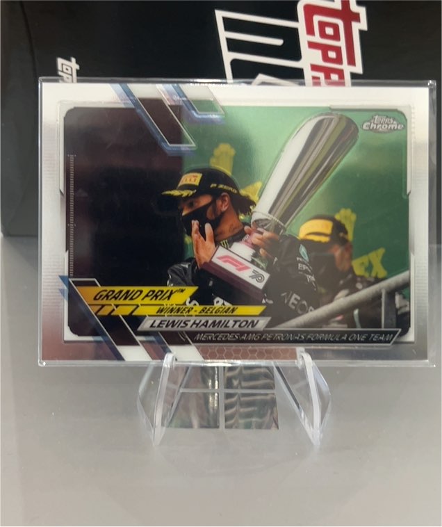 2021 Topps Chrome Formula 1 #144 Lewis Hamilton — front