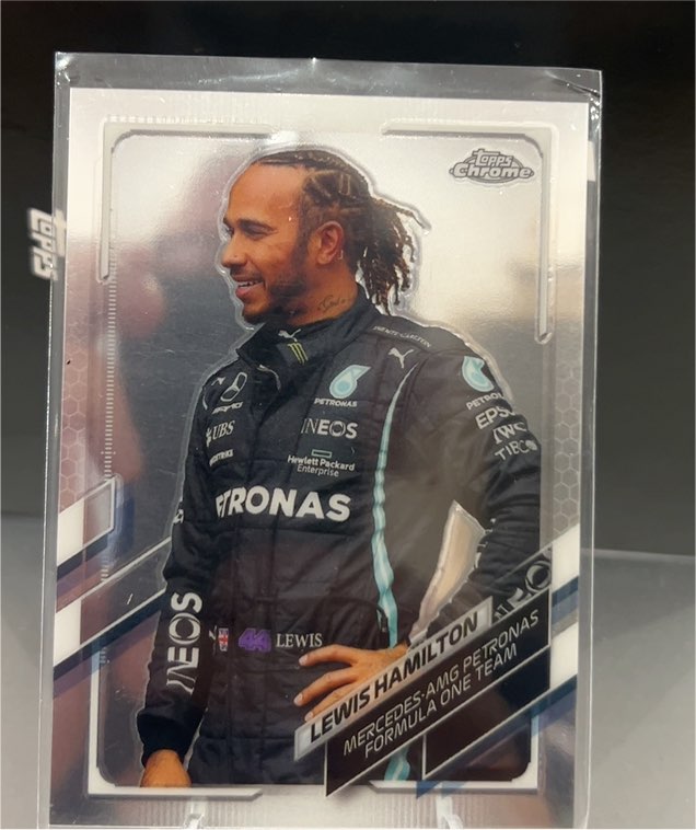 2021 Topps Chrome Formula 1 #40 Lewis Hamilton — front