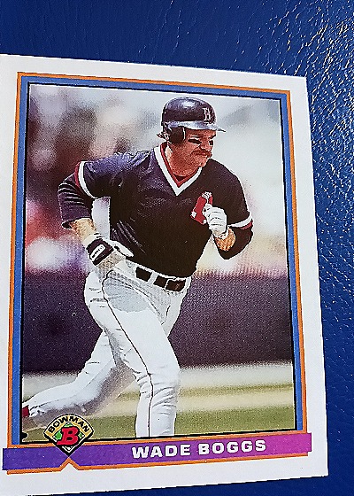 1991 Bowman #129 Wade Boggs — front
