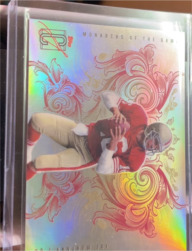 2024 Topps Signature Class #MG-32 Joe Montana Monarchs Of The Game — front