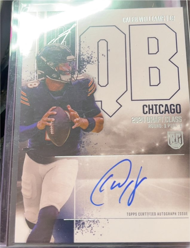 2024 Topps Signature Class #RCA-CW Caleb Williams — front