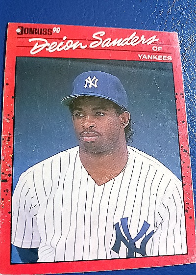 1990 Donruss #427 Deion Sanders — front