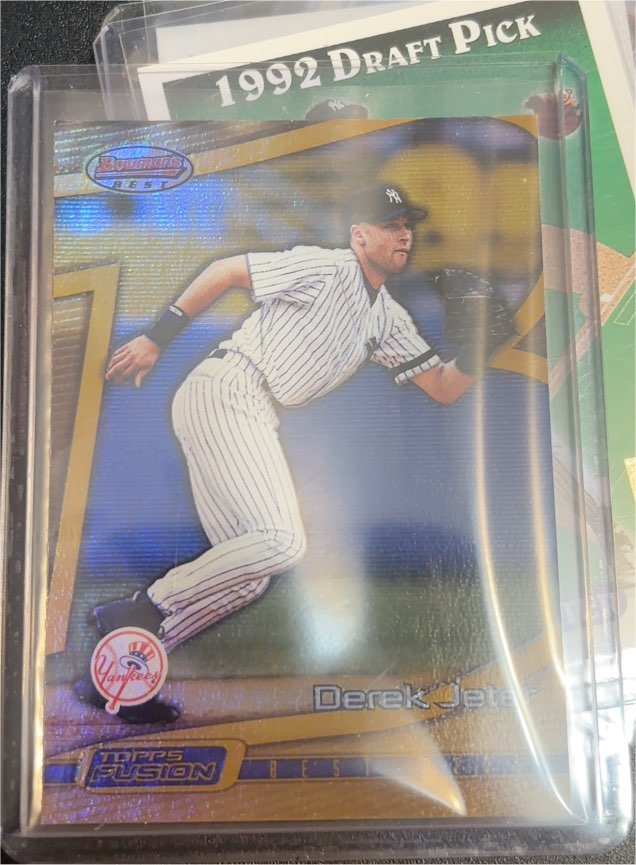 2001 Bowman's Best #RF7 Derek Jeter Rookie Fever — front