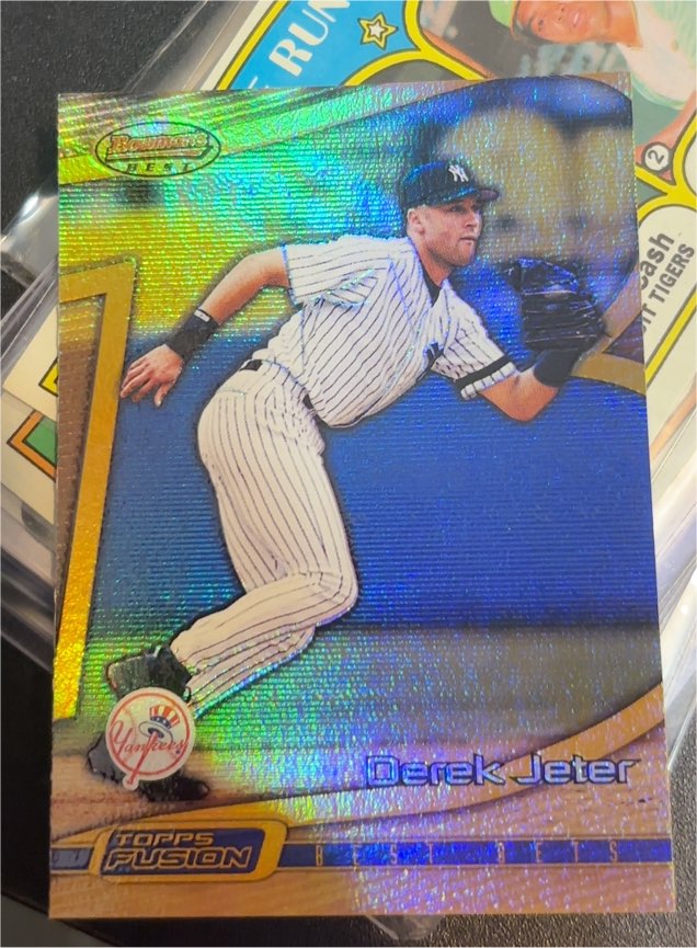 2001 Topps Fusion #56 Derek Jeter — front