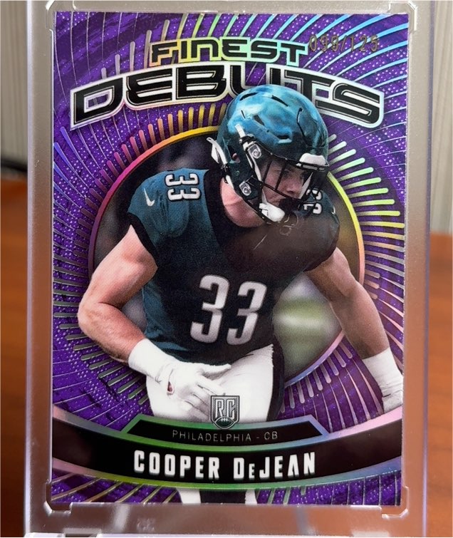 2024 Topps Finest #D-30 Cooper DeJean Finest Debuts — front
