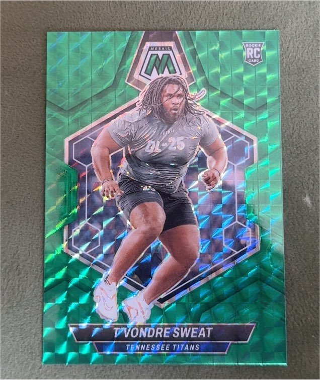 2024 Panini Mosaic #338 T'Vondre Sweat — front