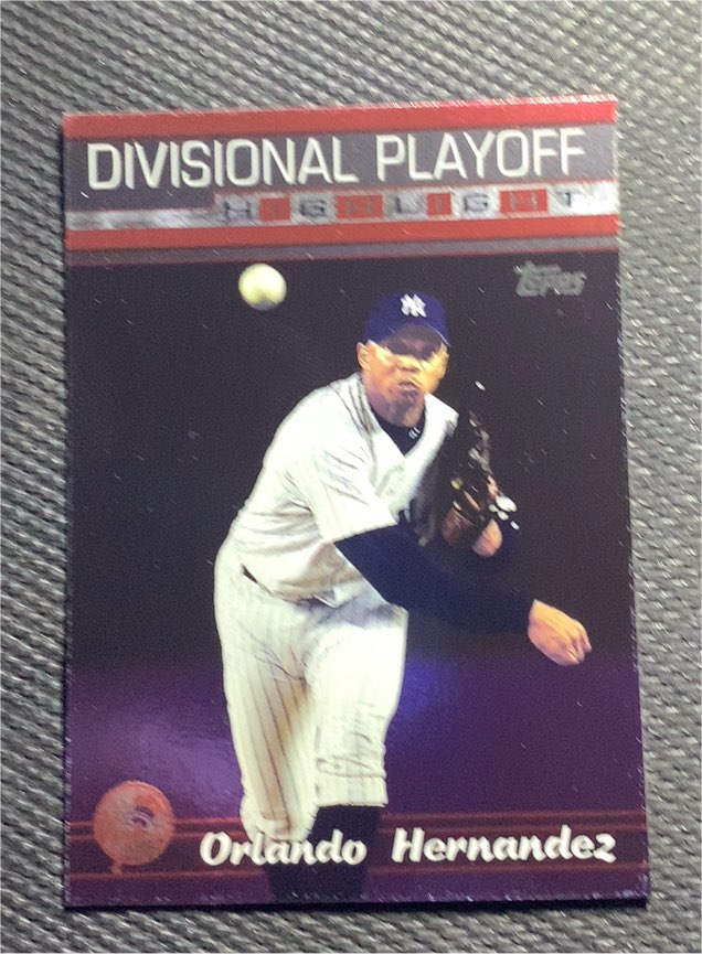1999 Topps Divisional Playoff Highlight #224 Orlando Hernandez — front