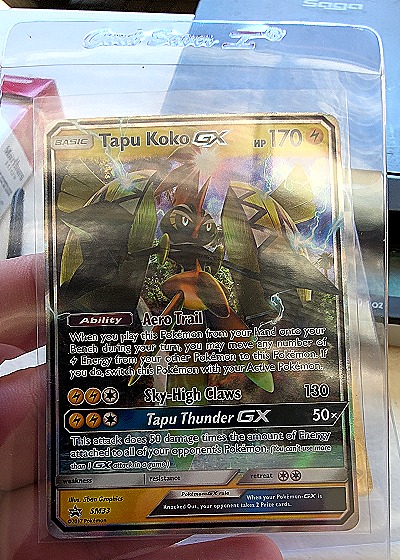 Pokémon TCG Tapu Koko GX SM33 Black Star Promo — front