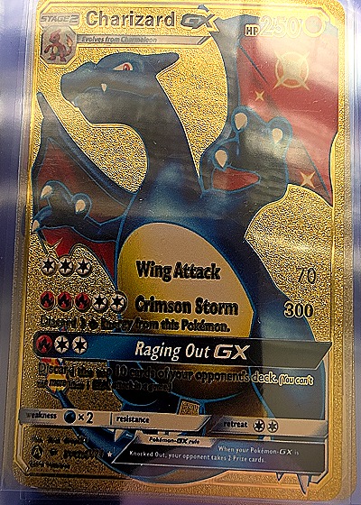 2019 Pokémon TCG Hidden Fates #SV49 Charizard GX — front