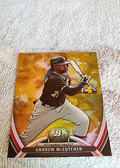 2013 Bowman Platinum #51 Andrew McCutchen — front