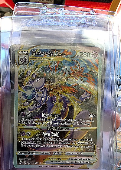 2023 Pokémon Sword & Shield Crown Zenith #GG44 Mewtwo VSTAR — front