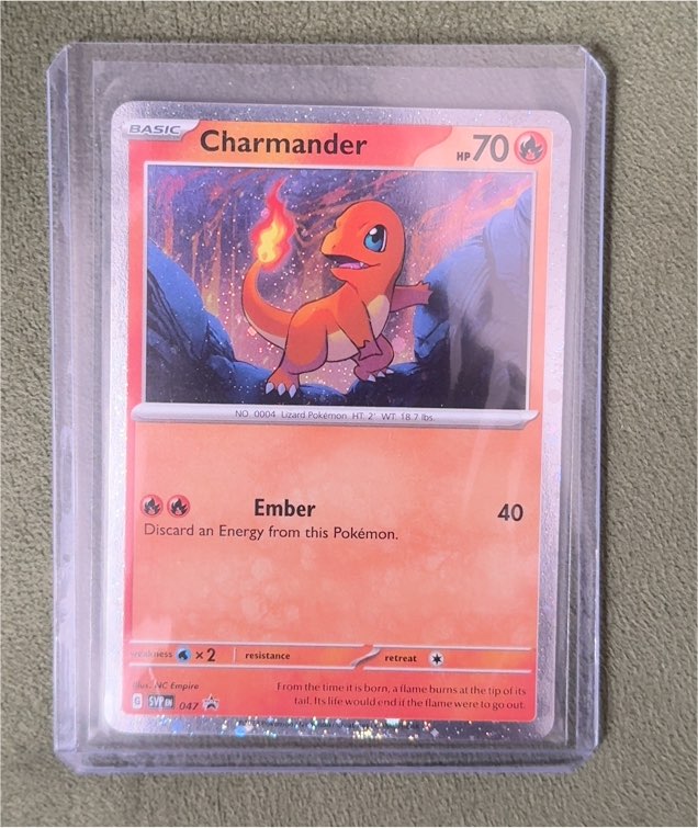 2023 Pokémon Scarlet & Violet Black Star Promo #047 Charmander — front