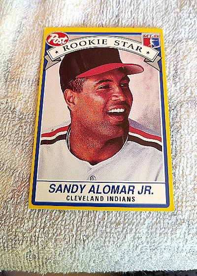 1991 Post #6 Sandy Alomar Jr. — front