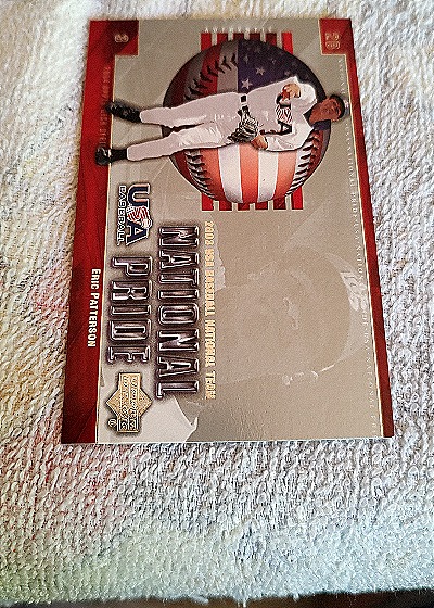 2004 Upper Deck National Pride #USA8 Eric Patterson — front